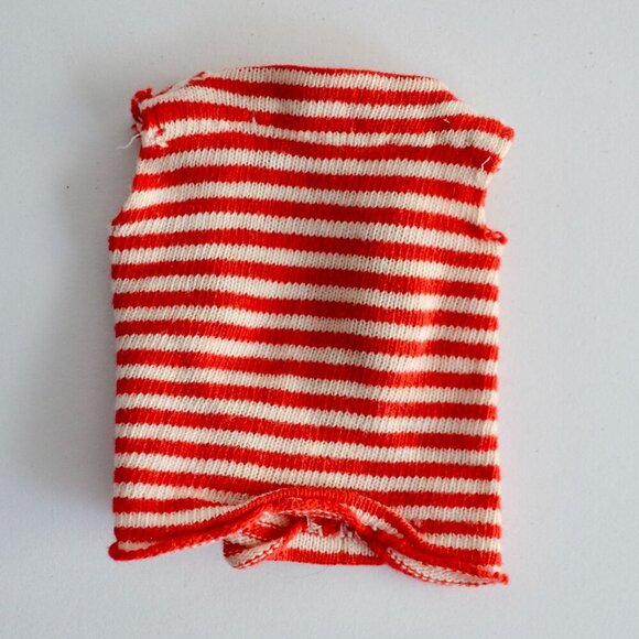 Mattel Barbie 1963 Red White Stripe Shirt - Picture 1 of 2